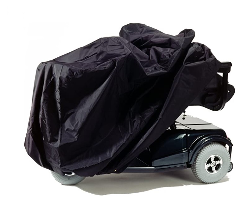 Ducksback Fluorescent Orange Mobility Scooter Front Basket Bag & Cover – Reflective Nylon